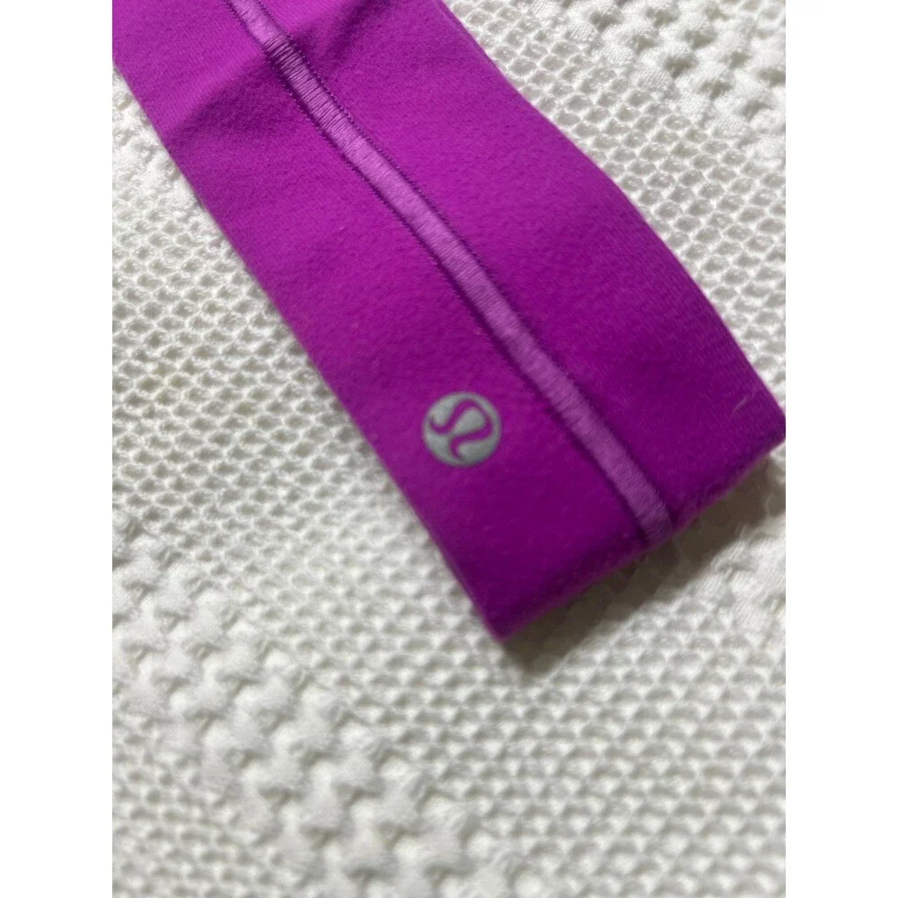Lululemon headband purple wide band